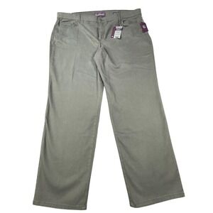 Gloria Vanderbilt Amanda Jeans Women 24 W Grey Classic Rise Straight Stretch NEW